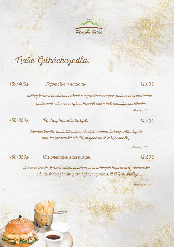 Špeciality a burgre