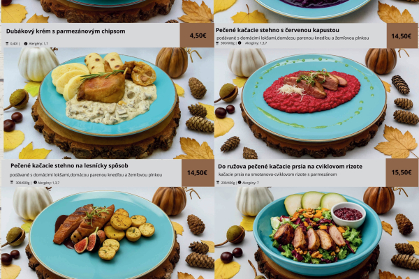 Jesenné menu 2025
